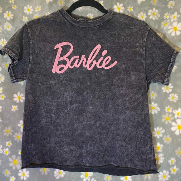 Black Barbie Ballerina Print Hooded Top main image 1